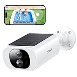 【 2024 ソーラーパネル一体型・高効率充電】 ieGeek 防犯カメラ 屋外 ソーラー 一体型 ワイヤレス/wifi 18灯強化夜間カラ