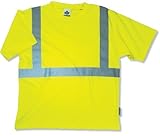 Ergodyne GloWear 8289 ANSI High Visibility Lime Reflective T-Shirt X-Large [並行輸入品]