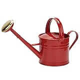 花ごころ ブリキ ウォータリングカン 4L レッド