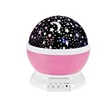 Fetta Star Night Light、ナイトLED照明ランプ4 LED付き、3モデルライト回転夜間照明子供部屋、寝室、リビングの部屋 Fe 931