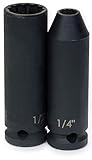 Williams 35408 3/8-Inch Drive 8mm Deep Impact 12-Point Socket [並行輸入品]