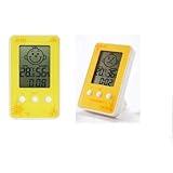 DG-4100/Y デジタル温度計時間温湿度計 DG4100 Yellow [並行輸入品]