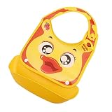 Song Lin Small Yellow Duck Feeding新生児防水よだれかけベビーEating Foodよだれかけポケット多目的Dismantling Saliva Bibsバンダナ