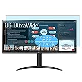2枚 VacFun ブルーライトカット フィルム ， LG 34WP550-B 34WP550B 34インチ ディスブレー 向けの ブルーライトカットフィルム 保護フィルム 液晶保護フィルム（非 ガラスフィルム 強化ガラス ガラス ）