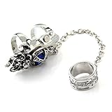 SODIALR ラインストーンメタルアーマーEMOパンク指環067075HOT