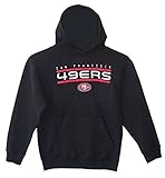 San Francisco 49ersユースサイズXLサイズXL ( 18 / 20 )フリースフード付きKids Sweatshirt – ブラック