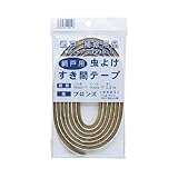ダイオ化成:Dio 虫よけすき間テープ パイル長6mm×6mm×2.2m ブロンズ 120517 型式:120517