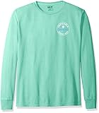 NCAA染めRingspunファッションカラー長袖Tシャツ M ブルー