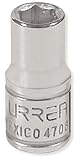 Urrea 4707 1/4-Inch Drive 6-Point 7/32-Inch Chrome Socket Set [並行輸入品]