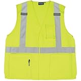 ERB 61378 S360 Class 2 5 Point Break Away Safety Vest Lime 2X-Large [並行輸入品]