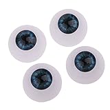 MagiDealベビー人形ダークブルーアイリスEye 24 mmアクリルEyeballs for Reborn Girl Boy Doll Bearマスクおもちゃハロウィーン小道具