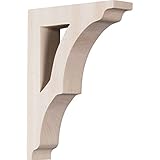 Ekena Millwork BKTW01X06X09AVAL 1 3/4"W x 6 1/2"D x 9"H Small Avila Wood Bracket, Alder [並行輸入品]