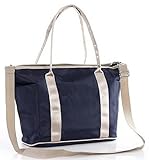 SPJ: Baby Diaper Tote Bag Convenient Many Pocket Simple Design Unisex (Navy blue) [並行輸入品]