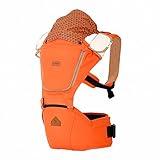 I-angel Josh Hipseat Carrier ジョシュ 赤ちゃんヒープシート 子守帯 おくるみ ベビー用品 外出用品 (オレンジ) [並行輸入品]