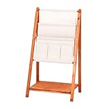 不二貿易 木製 マガジンラック ブラウン 51990