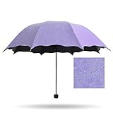 biutefang Umbrellas花傘サンシェードビニール傘UV保護折りたたみ傘レディース傘64 x 90 cm 6933322205188