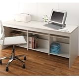 パソコンデスク ハイタイプ 奥行60 幅180 ホワイト