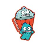 スモール・プラネット(Small Planet) サンリオ キャラクターステッカー ハンギョドン パラシュート
