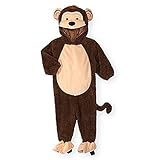 Koala Kids Boys Brown Hooded Monkey Costume -6/9 Months [並行輸入品]