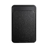 FamGift スマホ カードケース カードポケット スマホ かーど収納 薄型 背面ポケット カードケース 張り付け 落下防止 取り外し可能 全機種対応（ブラック）