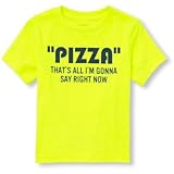 ザ・チルドレンズプレイス THE CHILDREN'S PLACE/ ショートスリーブネオングラフィックティ S/Dトウィークイエロー トップス半袖Tシャツ 2歳【並行輸入】