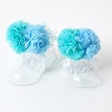 BABYDECO ベイビーデコ フットアクセサリー ポンポン ブルー＆グリーン bdc0003-06