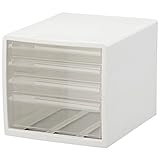 JEJ state レターケース浅3深1段 ホワイト (1個組)