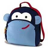 ダバワラ 保冷機能&洗濯できる画期的リュック 男の子用ブルーモンキーバックパック 化学有毒成分未使用 対応 青さる柄リュック,通園・通学グッズ,da...