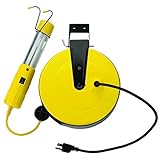 Bayco SL-826 13-watt Fluorescent Work Light with Spotlight on 50-Feet Metal Reel [並行輸入品]