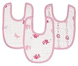 aden by aden + anais (エイデン バイ エイデンアンドアネイ) 【日本正規品】モスリンコットン リトルビブ3枚入り girls n' swirls J704