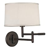 Kenroy Home 20942CB Theta Wall Swing Arm Lamp, Copper Bronze [並行輸入品]
