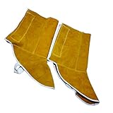 Fenteer 溶接用　防護服　保護　靴　フィートカバー　作業用　防炎　耐熱　やけど　対策　1対　セット