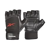 リーボック(Reebok) トレーニンググローブ リフティンググローブ 【ブラック/レッド】 Lサイズ TKS91RB053 L