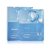 アヴァレイン コラーゲン フェイスマスク、ディープコラーゲン アンチリンクル リフティング マスク、韓国製オーバーナイト フェイスマスク、保湿&鎮静フェイシャルマスク、毛穴縮小、肌の弾力性向上、すべての肌タイプ向けスキンケアマスク