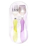 Baby Non-slip Spoon and Fork Sets with a Portable Box (Made in Japan) by Edison [並行輸入品]