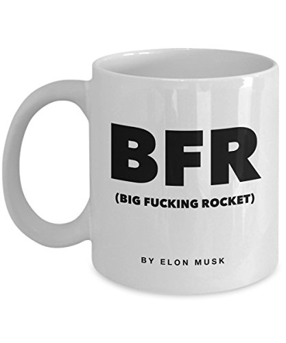 イーロン・マスクmug- BFR rocket- SpaceXコーヒーcup...