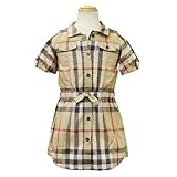 [バーバリーキッズ] BURBERRY KIDS 半袖 シャツワンピース B02418 4Aサイズ