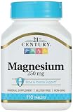 21st Century Health Care, Magnesium, 250 mg, 110 Tablets