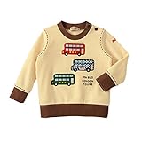 ミキハウス(MIKIHOUSE) ロンドンバスツアー トレーナー 80cm アイボリー（31）