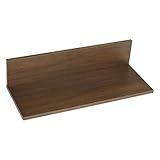 arne ウォールラック 壁掛け棚 本棚 木製 飾り棚 幅60cm 石膏ボード L字型棚 シェルフ up rack 600 ウォールナット