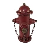 ブルースカイセラミックFire Hydrant銀行ホーム装飾、10 " x 6.5 " X 6 "