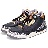 [ナイキ] ウィメンズ エア ジョーダン3 レトロ スニーカー WMNS AIR JORDAN 3 RETRO メンズ レディース CK9246-067 BLACK/FIRE RED-METALLIC GOLD-CEMENT GREY 22.0 cm [並行輸入品]