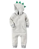 カーターズ Carter's カバーオール ロンパース 長袖 フレンチテリー綿 Hooded French Terry Jumpsuit 3M (55-61cm) [並行輸入品]