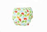 エルフ ベビー(Fairy Baby)ベビー用 綿100％TUP防水可愛い再利用可能柔らかい トレーニングパンツ 鳥 M 90ヤード