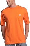 Carhartt Men 's k87 'ワークウェアポケット半袖Tシャツ US サイズ: M カラー: オレンジ
