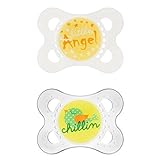 Mam Attitude Pacifier - BPA Free - 0 to 6 months - 2 Pk (Boy) by MAM Baby [並行輸入品]