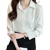 [DREKOBOS] ブラウス レディース 長袖透けない シワにならない事務服 ノーアイロン オフィスカジュアル シャツ 春夏秋冬