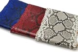 【切り革】ダイヤモンドパイソン（PALETTE） ブラック 25cm巾×20cm 0.4mm前後 1枚[レザークラフトぱれっと] 切り革（カットレザー） 切り革（パイソン） Pkawa077-2520-02