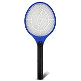 電撃殺虫ラケット ハエたたきラケット ナイス蚊っち 殺虫器 蝿や蚊を瞬殺 ハンド電子 モスキート ハエ フライ バグ たたきラケット 電気のパワーでハエ・蚊を撃退 全長51cm　ネット部22.5cm×