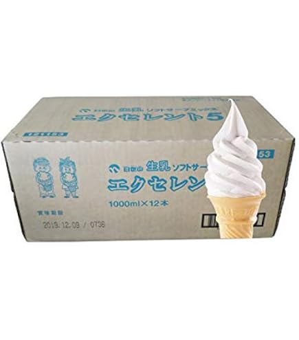 Amazon.co.jp: 日世 生乳 ソフトサーブミックス エクセレント5 1000ml 
